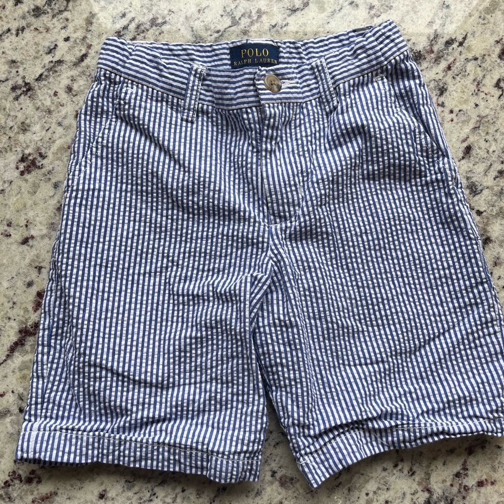 Boys Ralph Lauren Preppy Lot- 2 polos and seersucker shorts - Picture 5 of 5